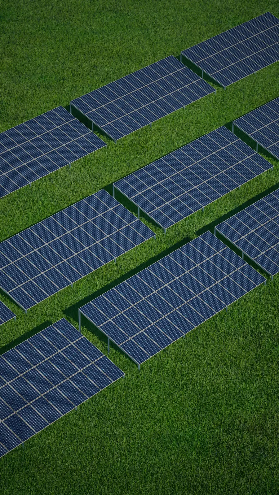 Vista aérea de usina de geração de energia